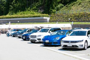 岐阜県高山市で開催した試乗会の様子