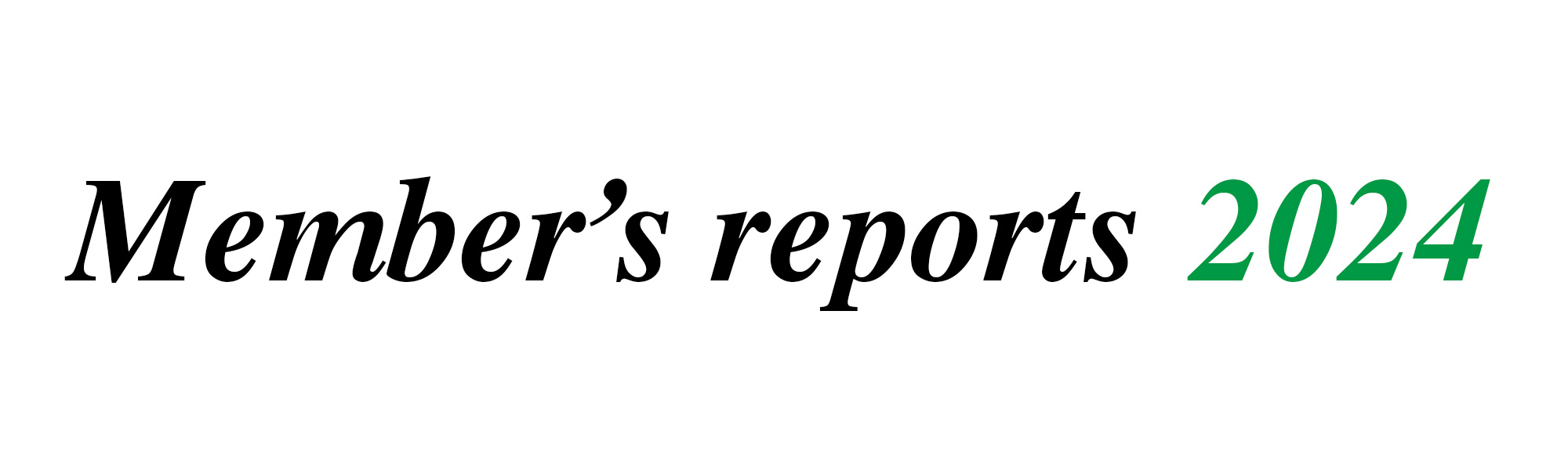 Member's Report 2024